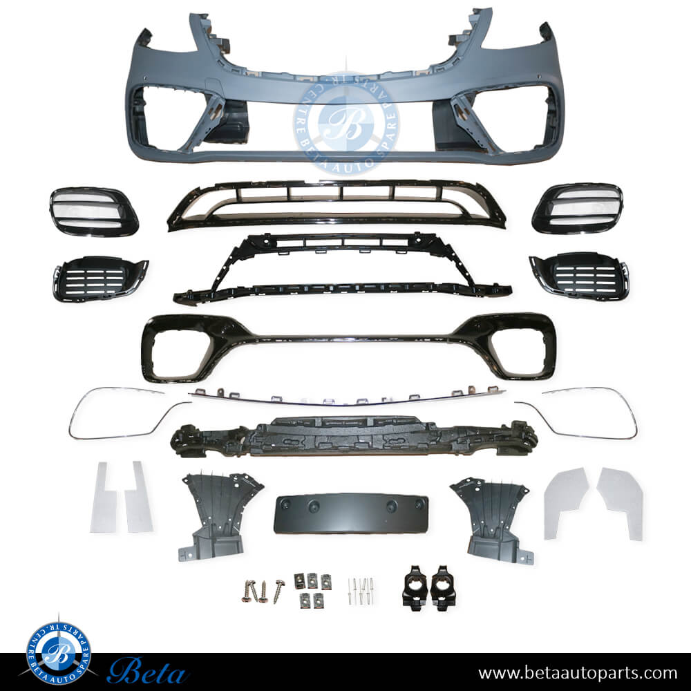 Front Bumper AMG S63 for Mercedes S-Class 2018-2020 models, Part Number 2228800701 Front Bumper AMG S63 for Mercedes S-Class 2018-2020 models, Part Number 2228800701